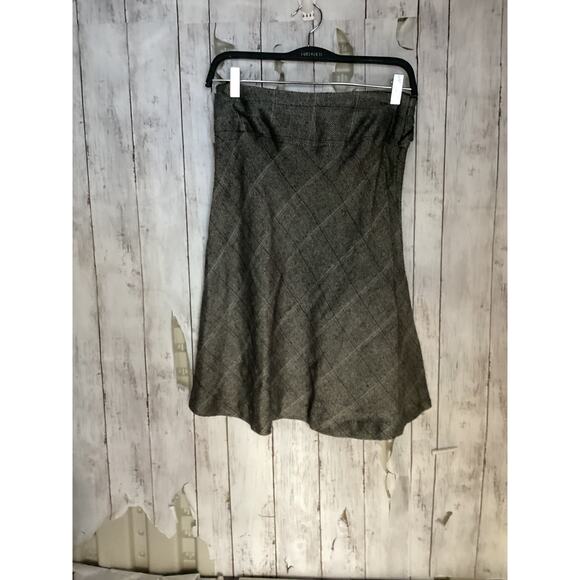 Joe Benbasset Belted Gray Midi Skirt for Women Size 1 - Picture 2 of 5